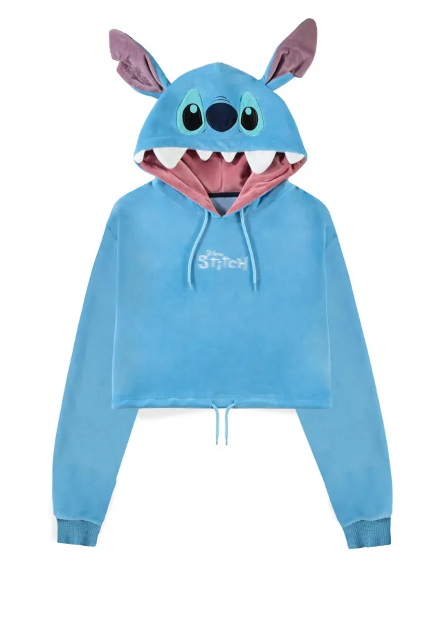 Hoodie Lilo & Stitch - Stitch Novelty Cropped Hoodie (größe XXL) - Disney