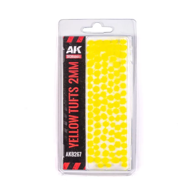 Modell Vegetation AK - Yellow Fantasy tufts (2 mm) - Warhammer 40000