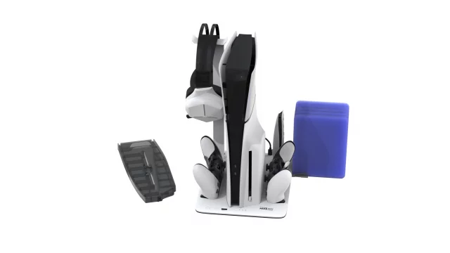 Ladestation für PlayStation 5 - Maxx Tech PS5 DLX LED - Ständer
