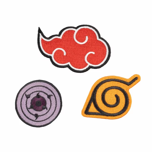 Aufnäher Naruto Shippuden - Symbols (3 Stk.)
