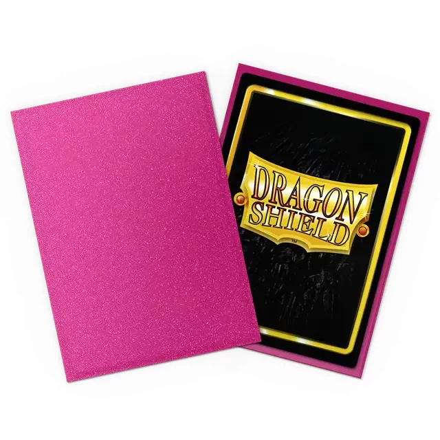 Schutzhüllen für Karten Dragon Shield - Dual Sleeves Glare Matte Pink Sapphire (100 Stk)