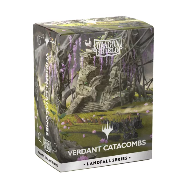 Schutzhüllen für Karten Dragon Shield - Landfall Series - Matte Dual Sleeves Verdant Catacombs (100 Stk.)