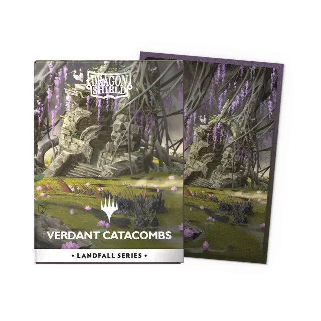 Schutzhüllen für Karten Dragon Shield - Landfall Series - Matte Dual Sleeves Verdant Catacombs (100 Stk.)