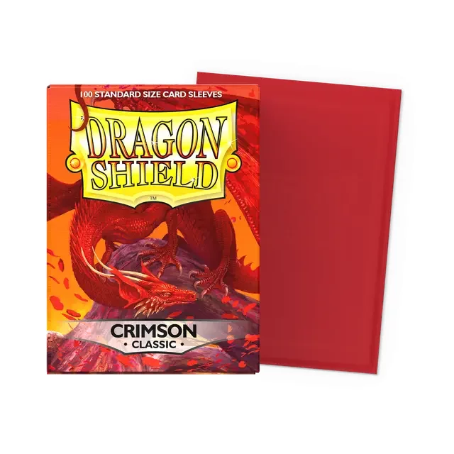 Kartenhüllen Dragon Shield - Standard Sleeves Classic Crimson (100 Stck)