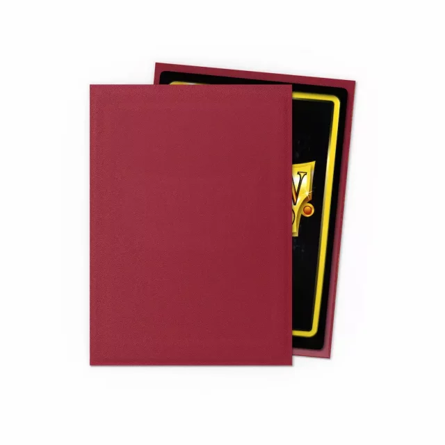Schutzverpackung für Karten Dragon Shield - Standard Sleeves Matte Blood Red (100 ks)