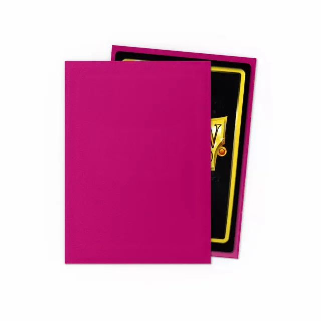 Schutzverpackung für Karten Dragon Shield - Standard Sleeves Matte Magenta (100 ks)