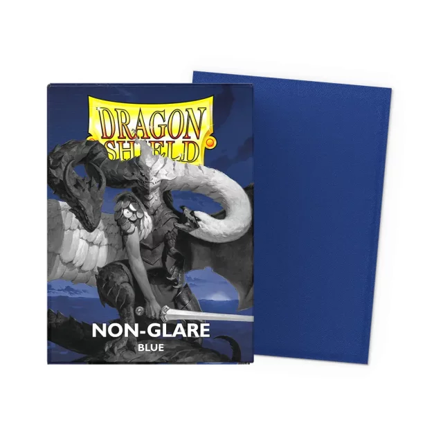 Schutzhüllen für Karten Dragon Shield - Standard Sleeves Non-Glare Matte Blue (100 Stk.)