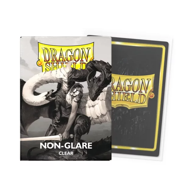 Kartenhüllen Dragon Shield - Standard Sleeves Non-Glare Clear (100 Stck)