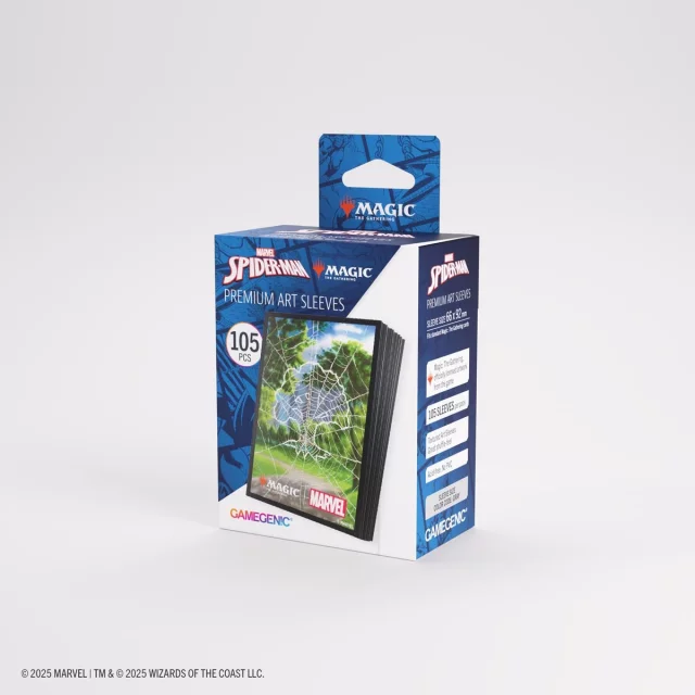 Kartenhüllen Gamegenic - MTG x Marvel's Spider-Man: Premium Art Sleeves Spider-Man Forest (105 Stck) - Magic The Gathering