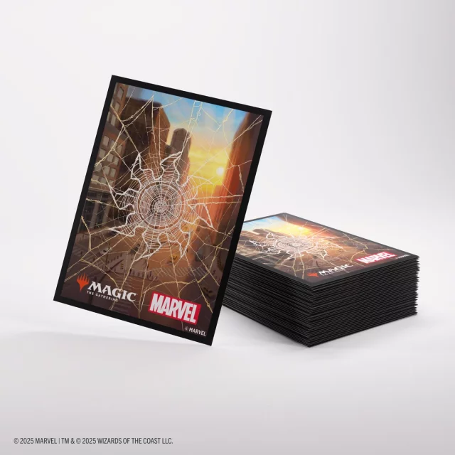Kartenhüllen Gamegenic - MTG x Marvel's Spider-Man: Premium Art Sleeves Spider-Man Plains (105 Stck) - MTG: Marvel's Spider-Man