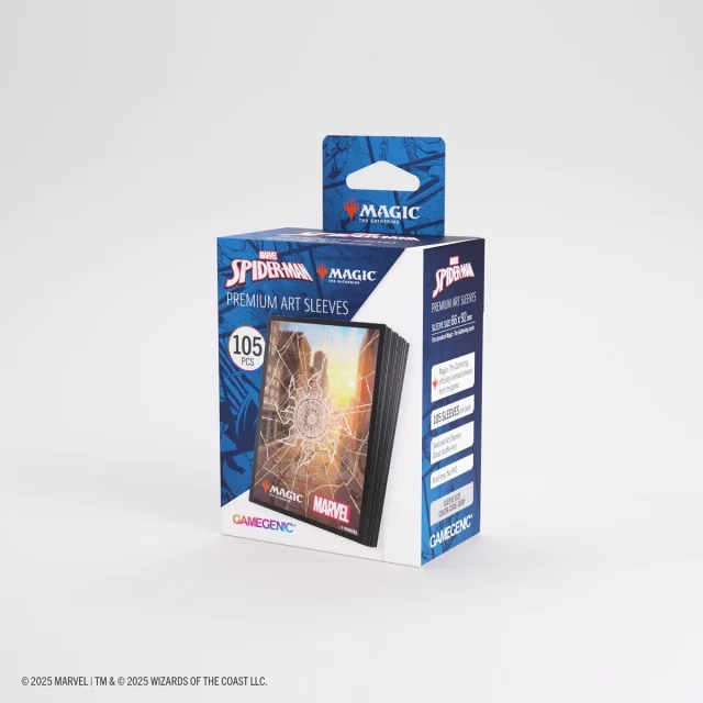 Kartenhüllen Gamegenic - MTG x Marvel's Spider-Man: Premium Art Sleeves Spider-Man Plains (105 Stck) - Magic The Gathering