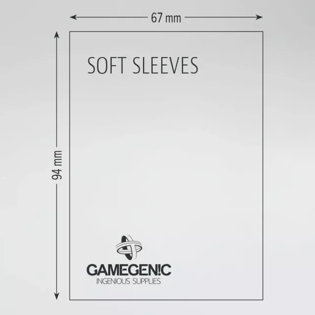 Kartenhüllen Gamegenic - Soft Sleeves Clear (100 Stck) - Magic The Gathering