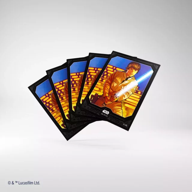 Kartenhüllen Gamegenic - Star Wars: Unlimited Art Double Sleeving Pack Luke Skywalker (2x 60 Stck)