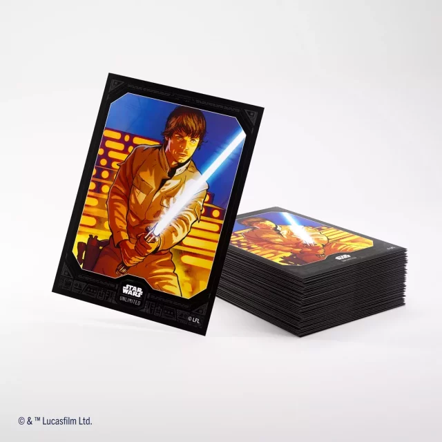 Kartenhüllen Gamegenic - Star Wars: Unlimited Art Double Sleeving Pack Luke Skywalker (2x 60 Stck)
