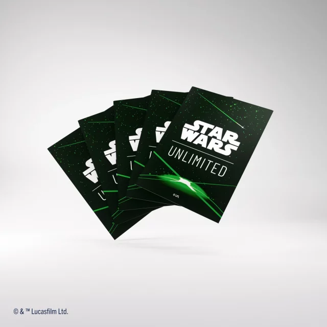 Kartenhüllen Gamegenic - Star Wars: Unlimited Art Sleeves Card Back Green (62 Stck)