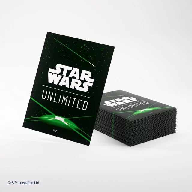 Kartenhüllen Gamegenic - Star Wars: Unlimited Art Sleeves Card Back Green (62 Stck)