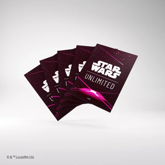 Kartenhüllen Gamegenic - Star Wars: Unlimited Art Sleeves Card Back Magenta (62 Stck)