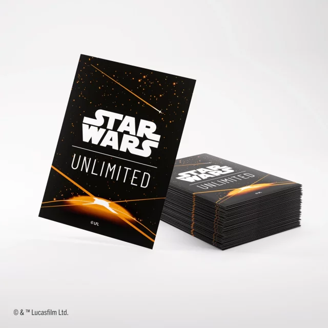 Kartenhüllen Gamegenic - Star Wars: Unlimited Art Sleeves Card Back Orange (62 Stck)
