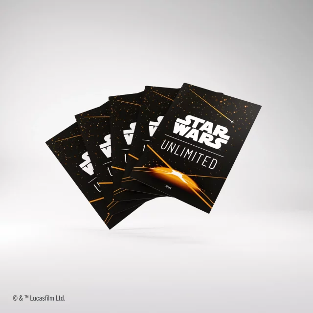 Kartenhüllen Gamegenic - Star Wars: Unlimited Art Sleeves Card Back Orange (62 Stck)