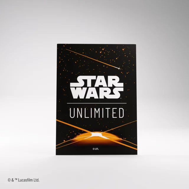 Kartenhüllen Gamegenic - Star Wars: Unlimited Art Sleeves Card Back Orange (62 Stck)