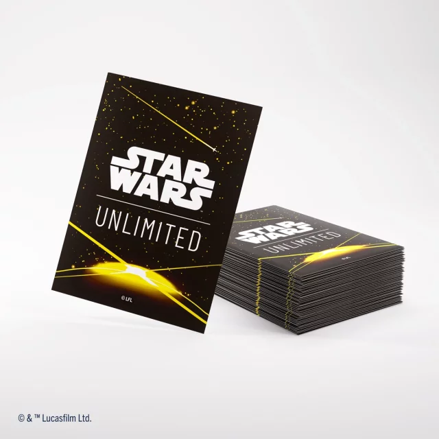 Kartenhüllen Gamegenic - Star Wars: Unlimited Art Sleeves Card Back Yellow (62 Stck)