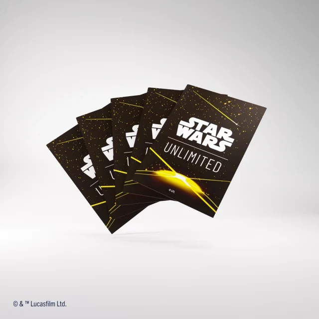 Kartenhüllen Gamegenic - Star Wars: Unlimited Art Sleeves Card Back Yellow (62 Stck)
