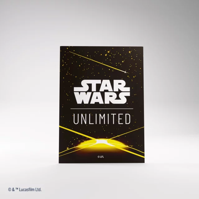 Kartenhüllen Gamegenic - Star Wars: Unlimited Art Sleeves Card Back Yellow (62 Stck)
