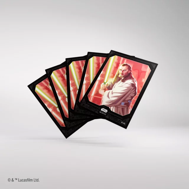 Kartenhüllen Gamegenic - Star Wars: Unlimited Art Sleeves Qui-Gon Jinn (62 Stck)