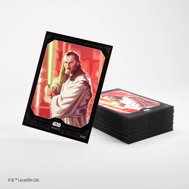 Kartenhüllen Gamegenic - Star Wars: Unlimited Art Sleeves Qui-Gon Jinn (62 Stck)