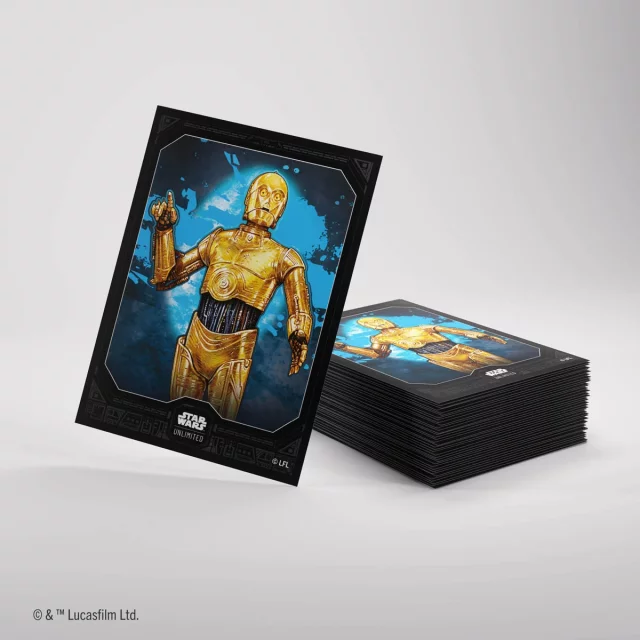 Schutzhüllen für Karten Gamegenic - Star Wars: Unlimited: Premium Art Sleeves C-3PO (60 ks)
