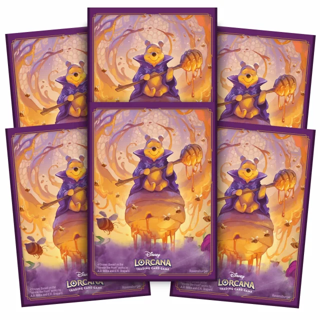 Schutzhüllen für Karten Lorcana: Azurite Sea - Winnie the Pooh (65 Stck) - Disney