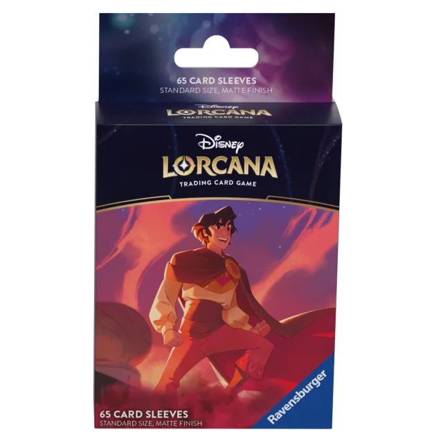 Kartenhüllen Lorcana: Shimmering Skies - Aladdin (65 Stk) - Disney