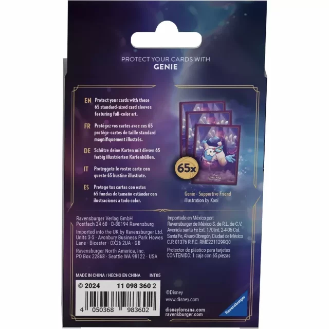 Schutzverpackung für Karten Lorcana: Ursula's Return - Genie (65 stk) - Lorcana TCG