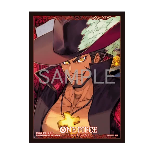 Schutzhüllen für Karten One Piece - Dracule Mihawk Official Card Sleeves (70 Stk.) - Anime