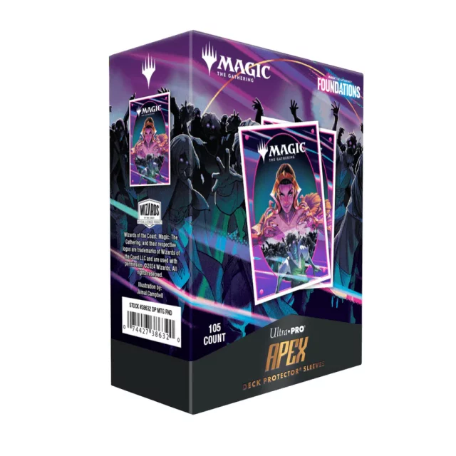 Kartenhüllen Ultra Pro - Magic the Gathering: Foundations Liliana Apex Deck Protectors Sleeves (105 Stck) - TCG Sammelkartenspiel