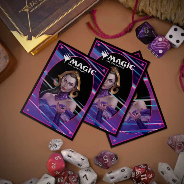 Kartenhüllen Ultra Pro - Magic the Gathering: Foundations Liliana Deck Protectors Sleeves (100 Stck) - TCG Sammelkartenspiel