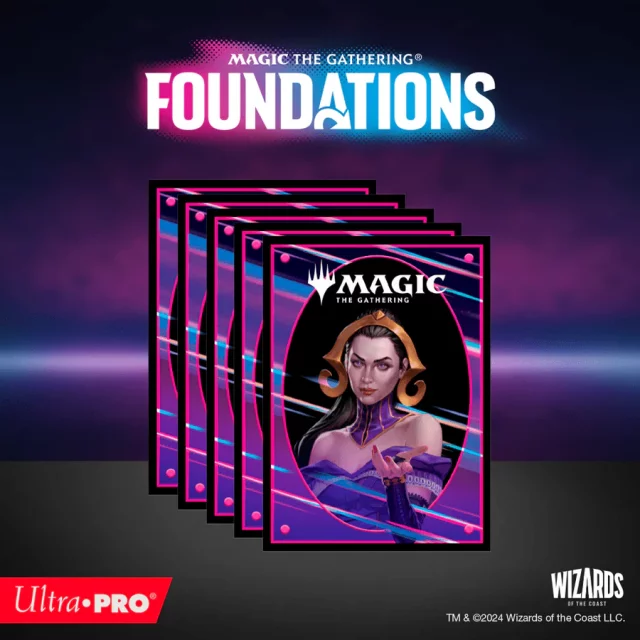 Kartenhüllen Ultra Pro - Magic the Gathering: Foundations Liliana Deck Protectors Sleeves (100 Stck) - MTG: Foundations