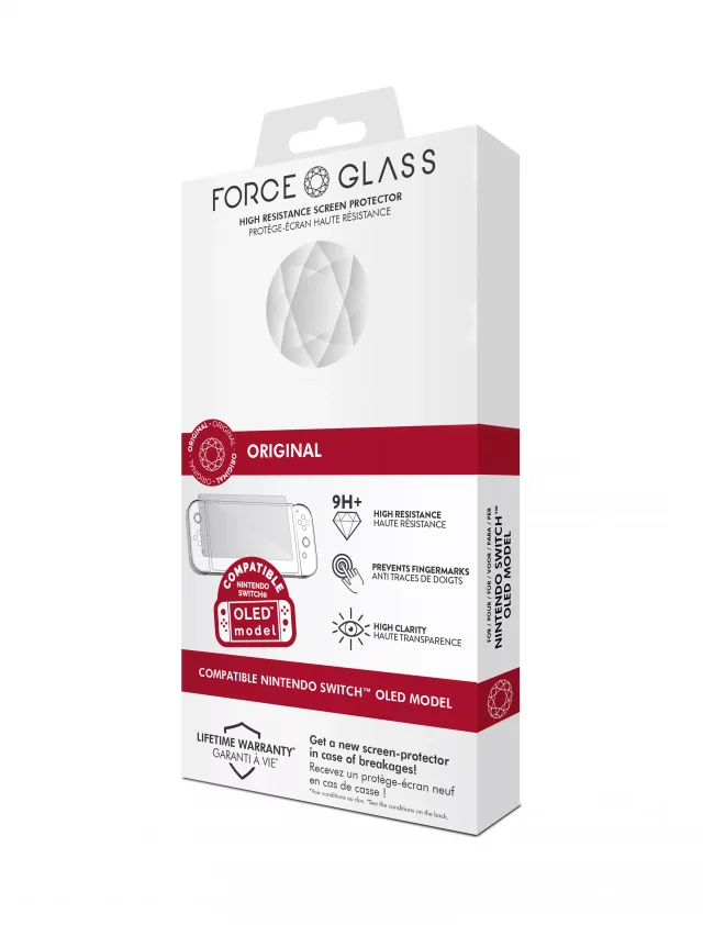 Schutzglas für Nintendo Switch OLED - Force Glass (BigBen) - Zubehör
