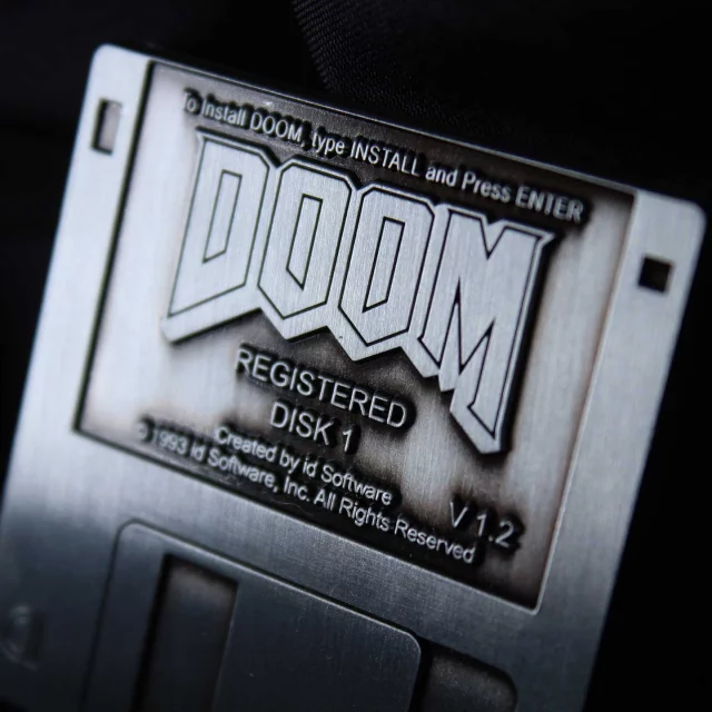 Anstecker Doom - Floppy Disk (limitiert) - Stück limitiert