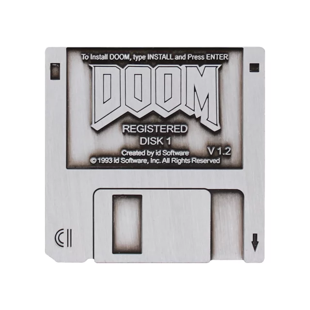 Anstecker Doom - Floppy Disk (limitiert) - Stück limitiert