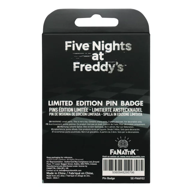 Anstecker Five Nights at Freddy's - Fazbear Entertainment - Five Nights At Freddys