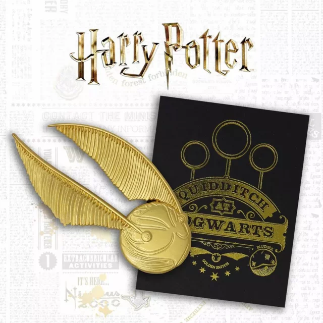 Anstecker Harry Potter - der Goldene Schnatz XL (Golden)