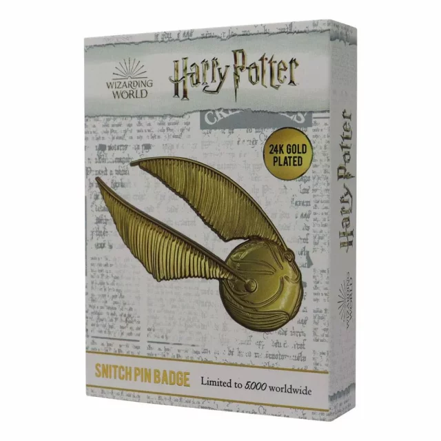 Anstecker Harry Potter - der Goldene Schnatz XL (Golden)