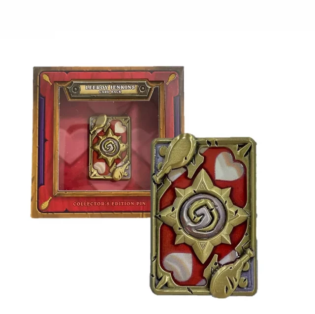 Anstecker Hearthstone - Leeroy Jenkins Card Back Pin - Stück limitiert