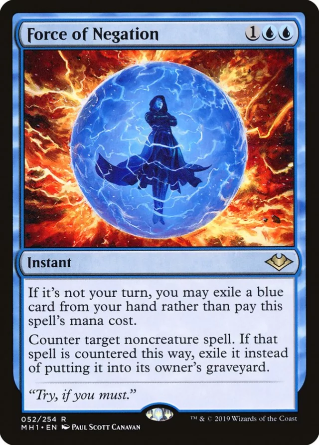 Anstecker Magic: The Gathering - Force of Negation Limited Edition - Figuren