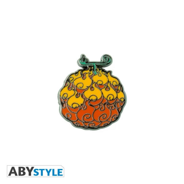 Anstecker One Piece - Flame-Flame Fruit - Anime