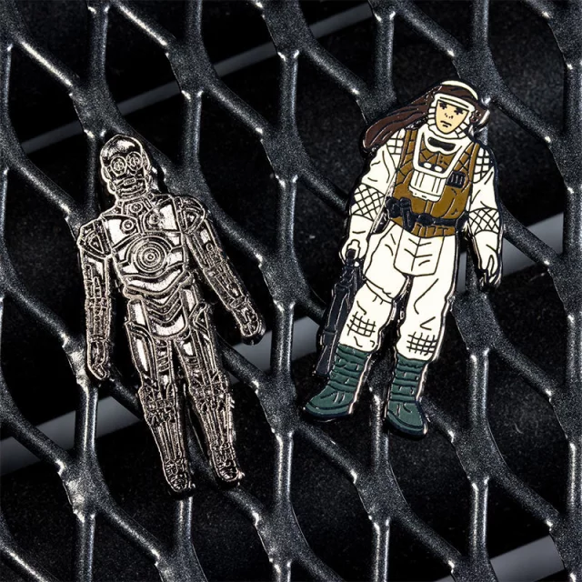 Anstecker Star Wars - C-3PO & Luke Skywalker (Pin Kings)