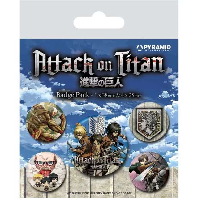 Abzeichen Attack on Titan - S3 Badge Pack - Anime