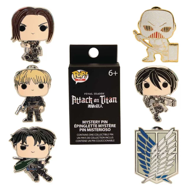 Anstecker Attack on Titan - S4 Characters Blind Box (Funko) (zufällige Auswahl) - Funko POP! Pin