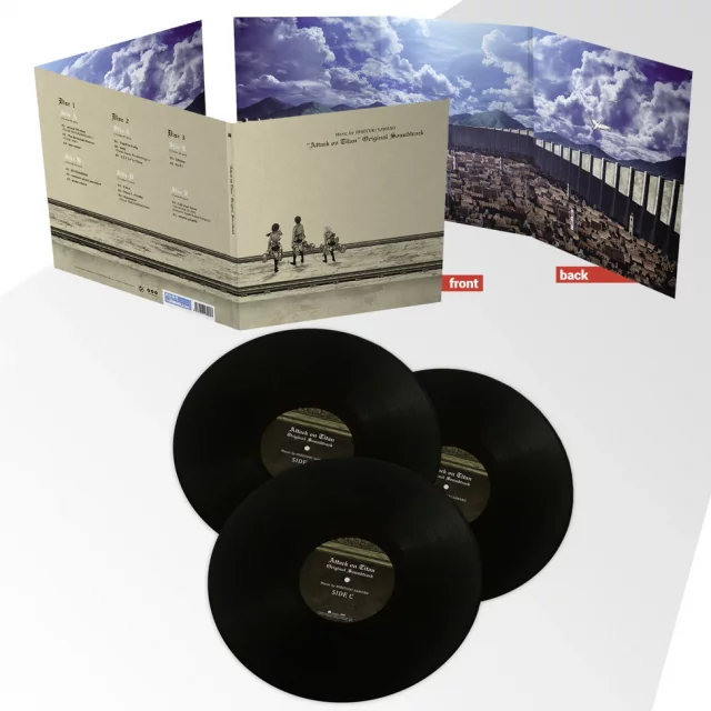 Offizieller Soundtrack Attack on Titan (Season 1) Soundtrack auf 3x LP - Schallplatte